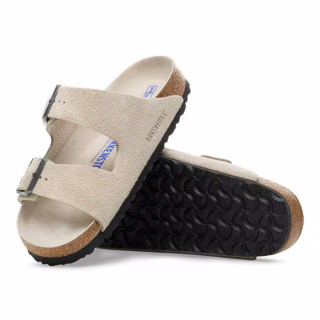 Birkenstock Arizona Soft Footbed Suede Leather Sandals