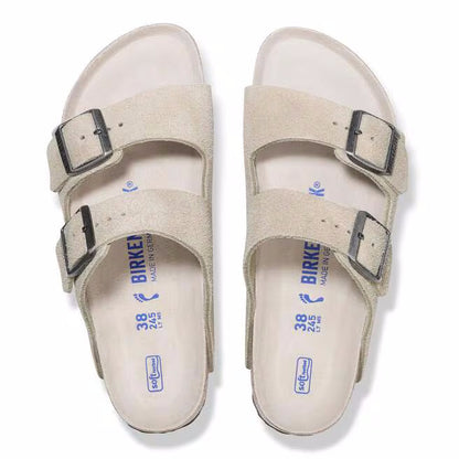 Birkenstock Arizona Soft Footbed Suede Leather Sandals