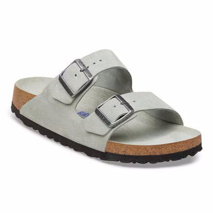 Birkenstock Arizona Soft Footbed Suede Leather Sandals