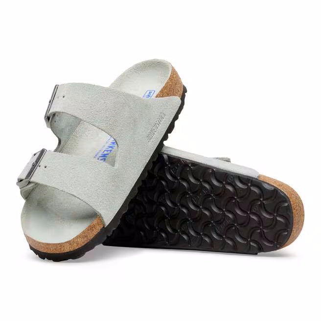 Birkenstock Arizona Soft Footbed Suede Leather Sandals