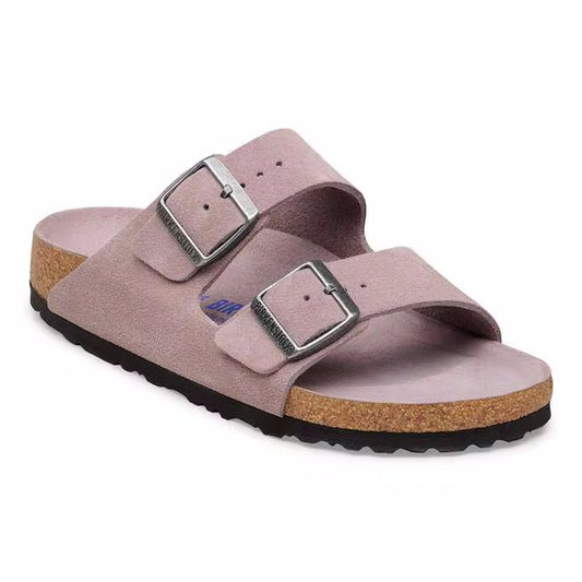 Birkenstock Arizona Soft Footbed Suede Leather Sandals