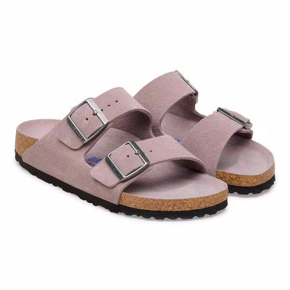Birkenstock Arizona Soft Footbed Suede Leather Sandals