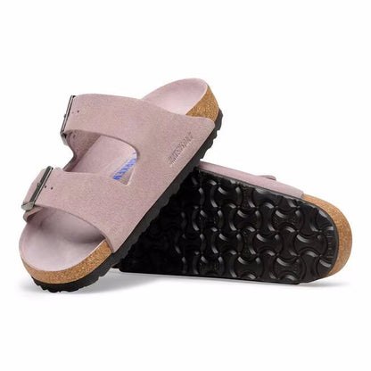 Birkenstock Arizona Soft Footbed Suede Leather Sandals