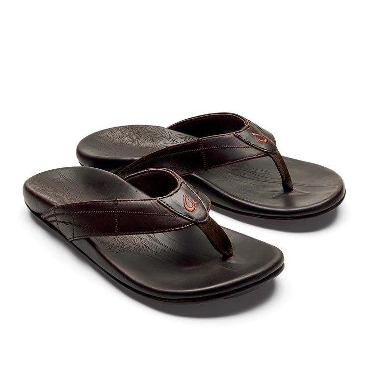 OLUKAI Hokule'a Kia Men's Leather Sandal