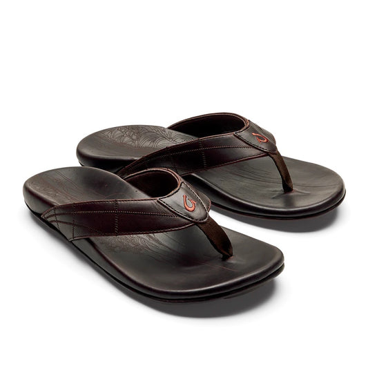 OLUKAI Hokule'a Kia Men's Leather Sandal