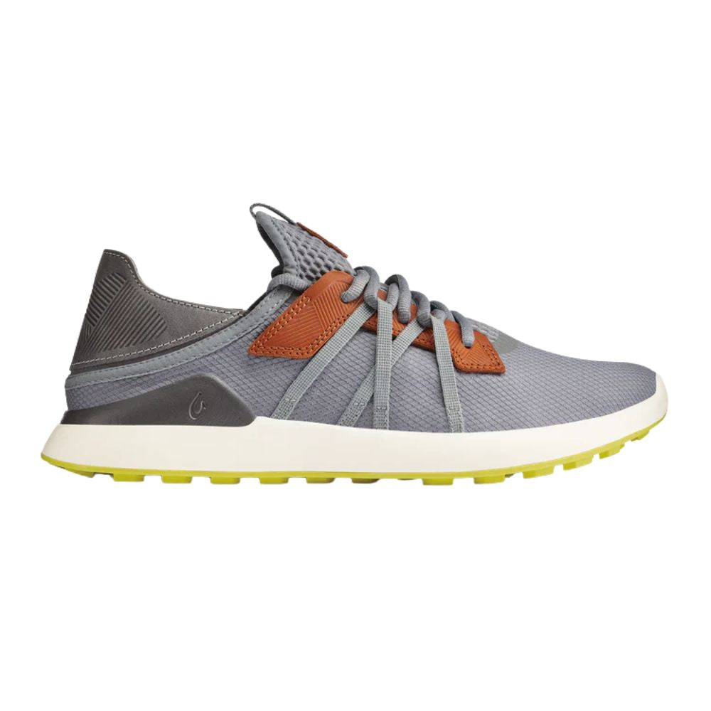 OluKai 2026 Men's Manele Spikeless Golf Shoes - Poi/Charcoal