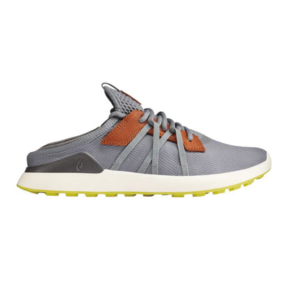 OluKai 2026 Men's Manele Spikeless Golf Shoes - Poi/Charcoal