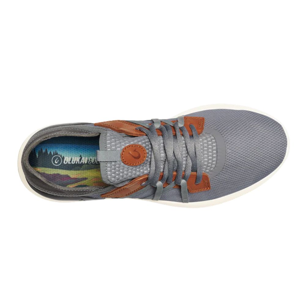 OluKai 2026 Men's Manele Spikeless Golf Shoes - Poi/Charcoal