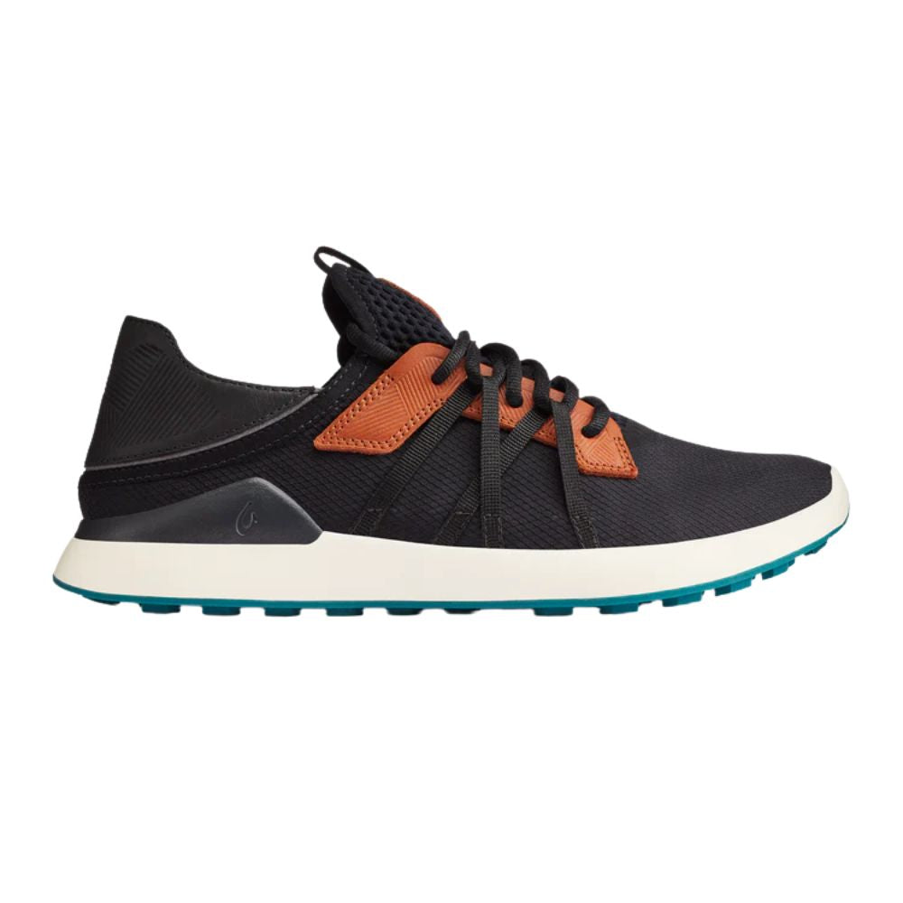 OluKai 2026 Men's Manele Spikeless Golf Shoes - Black/Dark Shadow