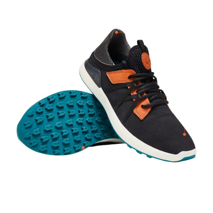 OluKai 2026 Men's Manele Spikeless Golf Shoes - Black/Dark Shadow