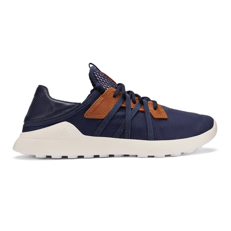 OluKai 2026 Men's Manele Spikeless Golf Shoes - Trench Blue