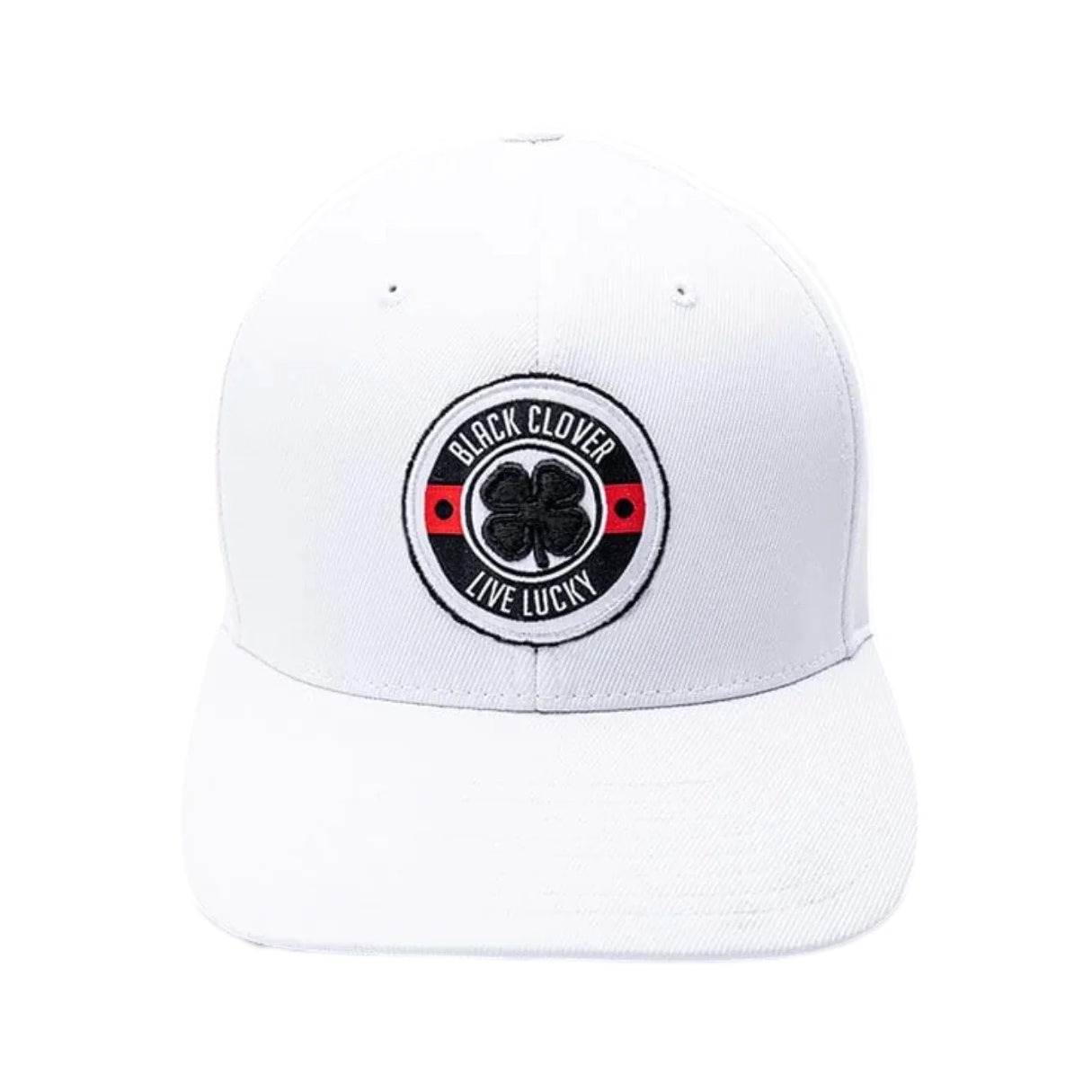 Black Clover Men's High Roller 3 Snapback Hat Woven Patch