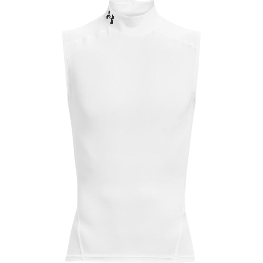Under Armour Men's HeatGear Armour Compression Sleeveless Shirt 1361522  White