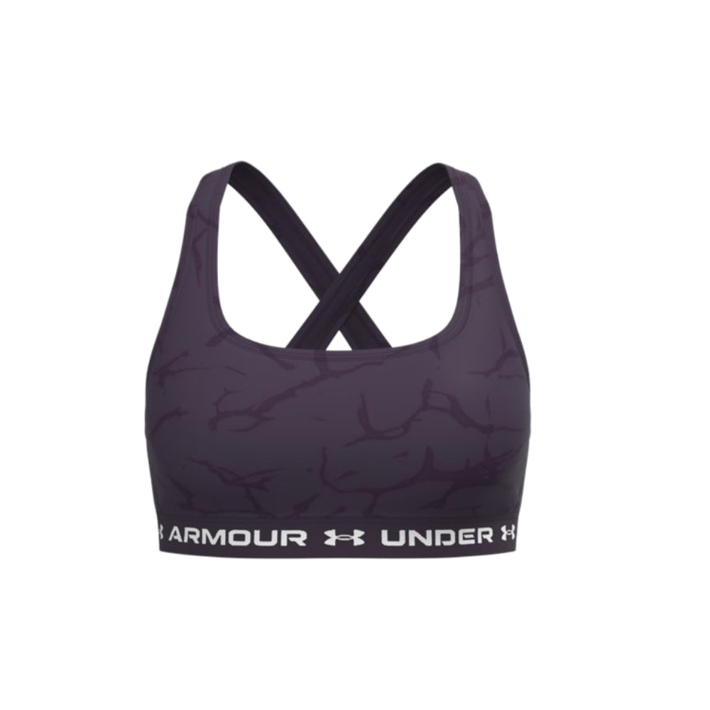 Under Armour INFINITY PINTUCK - Medium support sports bra - black 