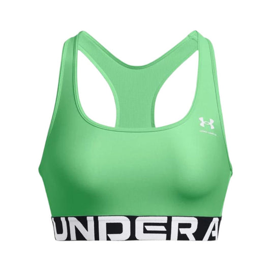 Under Armour Women's UA HeatGear Mid Branded Sports Bra