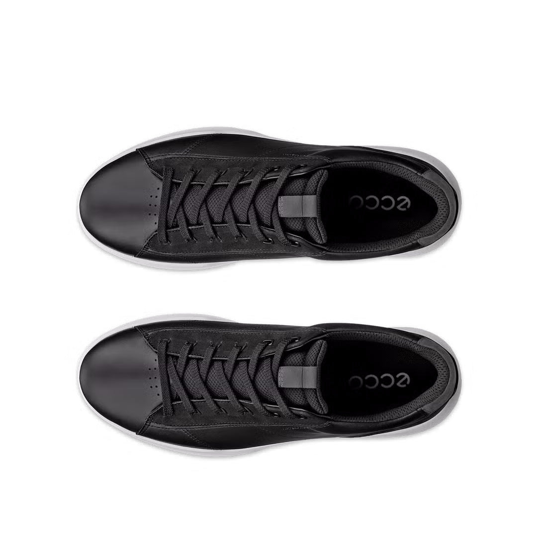 Ecco Men's Street Vibe Leather Waterproof Spikeless Golf Shoes