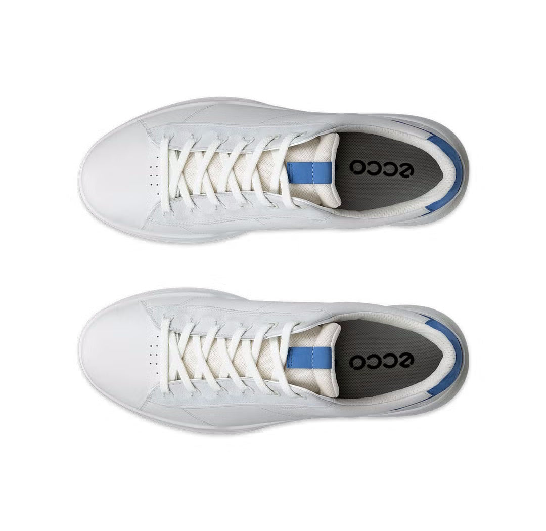 Ecco Men's Street Vibe Leather Waterproof Spikeless Golf Shoes
