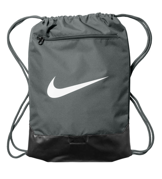 Nike Brasilia Drawstring Pack Bag NKDM3978 - Flint Grey