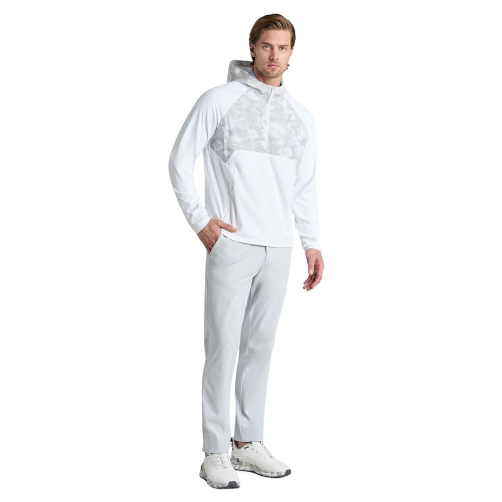 G/Fore Men's Hybrid 1/4 Zip Hooded Pullover