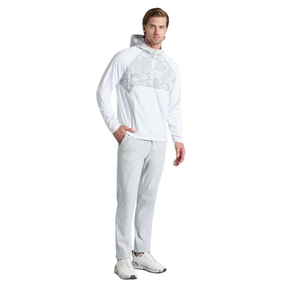 G/Fore Men's Hybrid 1/4 Zip Hooded Pullover