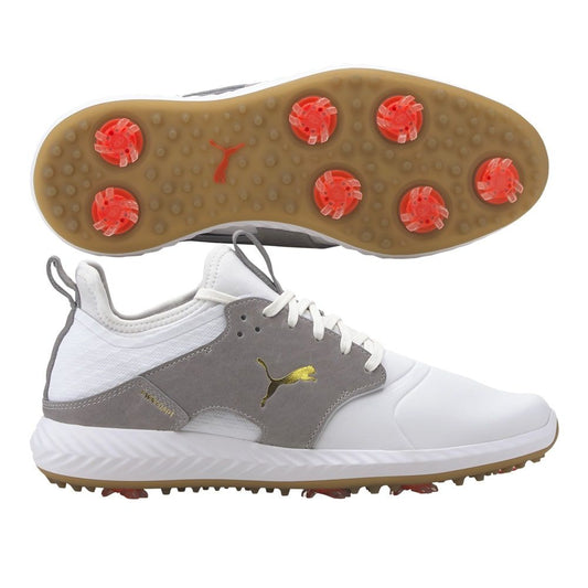 Puma IGNITE PWRADAPT Caged Crafted Golf Shoes White/High Rise  (On-Sale)