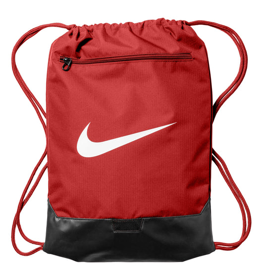 Nike Brasilia Drawstring Pack Bag NKDM3978 - University Red