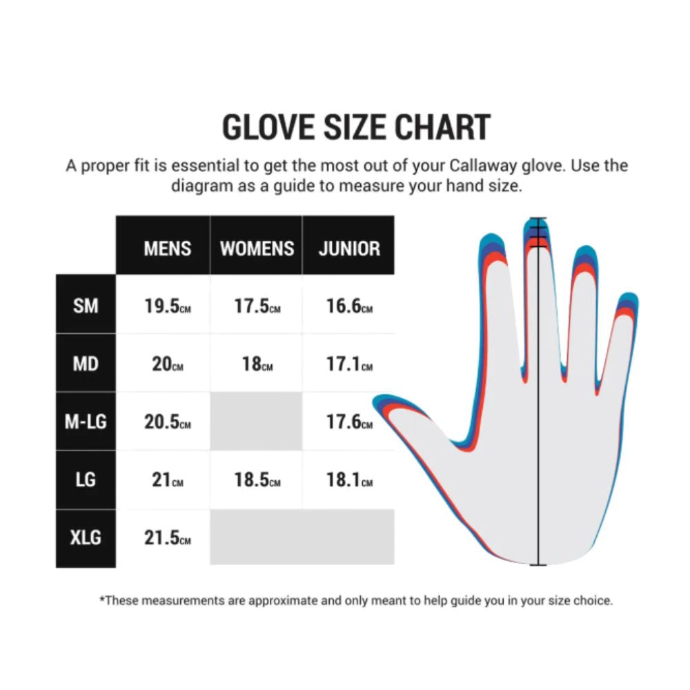 Callaway Weather Spann Junior Golf Glove