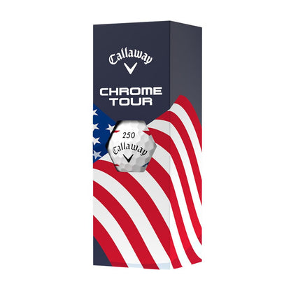 Callaway 2026 Chrome Tour USA Stripe USA Golf Balls - 1 Dozen