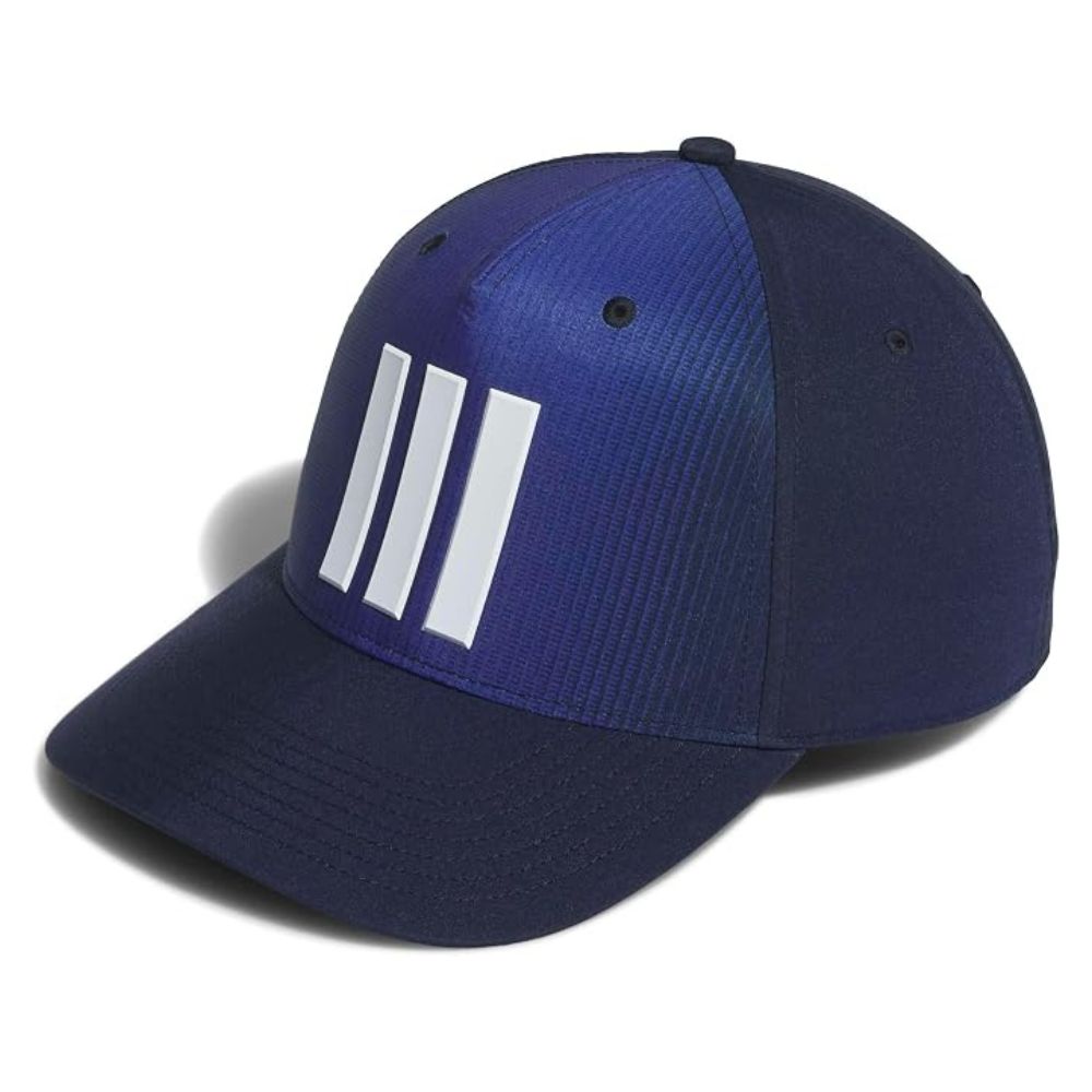 Adidas Men's 3-Stripes Tour Print Snapback Golf Hat