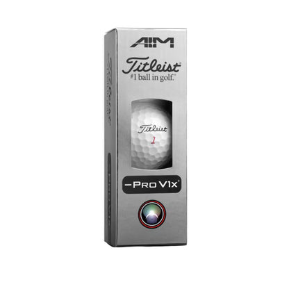 Titleist Pro V1x Left Dash AIM Enhanced Golf Balls (1 Dozen)
