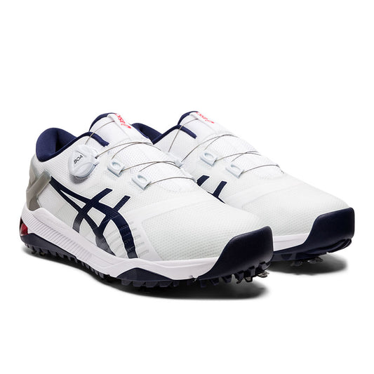 Asics Gel Course Duo Boa Golf Shoes White/Peacoat (On-Sale)
