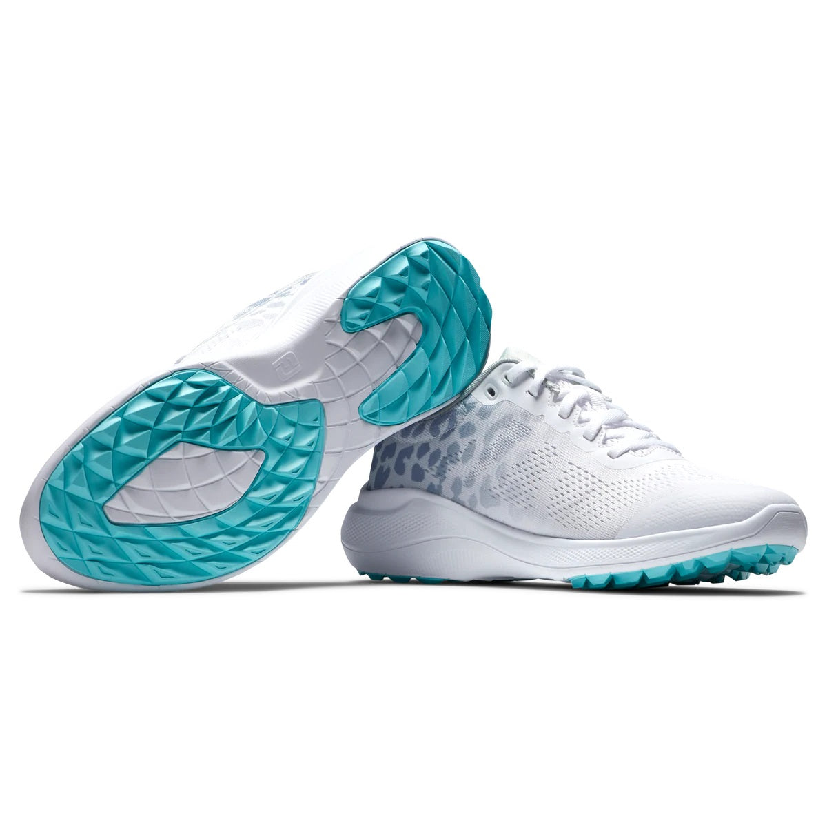 FootJoy Women's Flex Golf Shoes White/Grey/Multi 95767 (Previous Season Style)