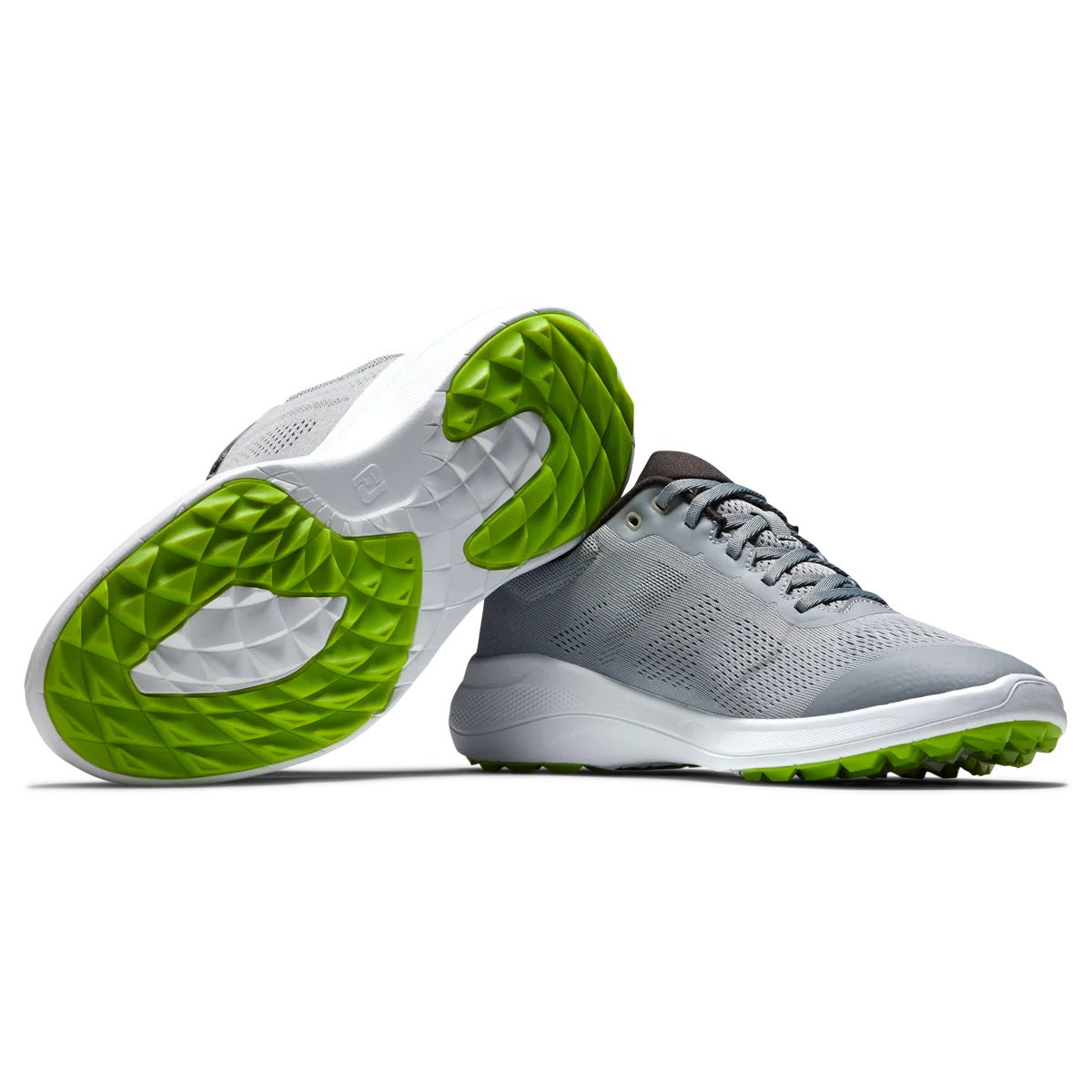 FootJoy Flex Golf Shoes - Grey/Lime | Golf Direct Now