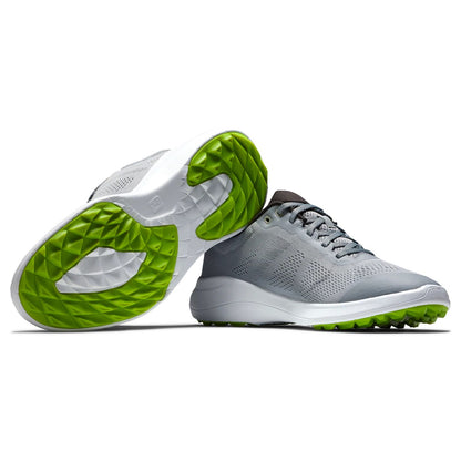 FootJoy Flex Golf Shoes Grey/Lime 56142 (Previous Season Style)
