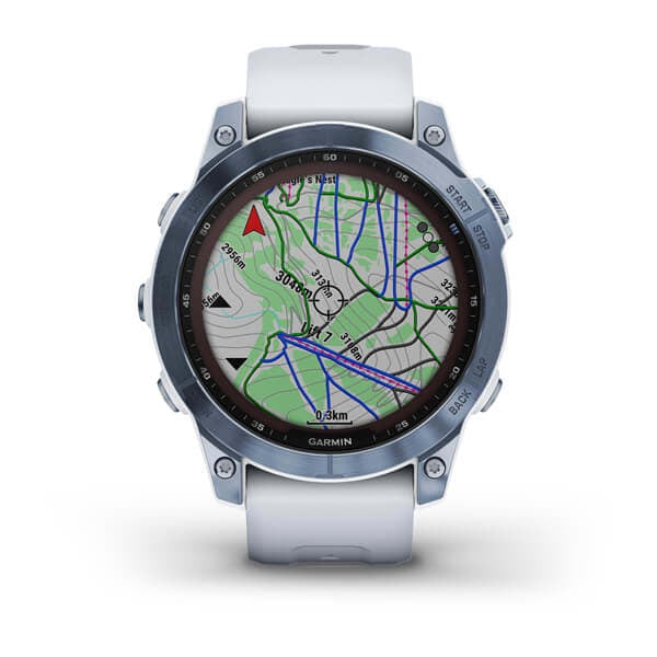 GPS watch Garmin Fenix 7X Pro Sapphire Solar DLC