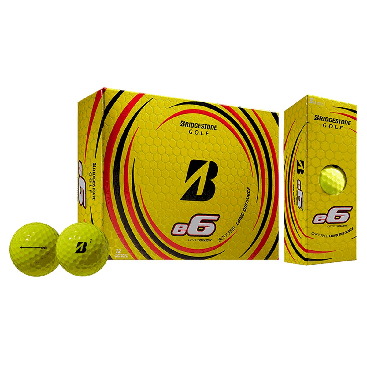 Bridgestone e6 Golf Balls Optic Yellow (1-Dozen)