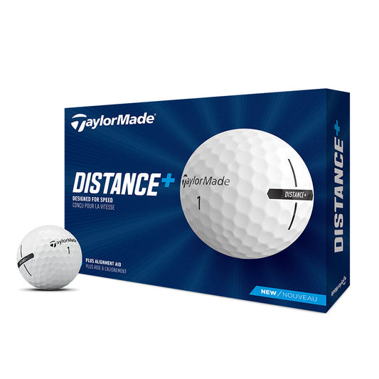 TaylorMade Distance+ Golf Balls White (1-Dozen)