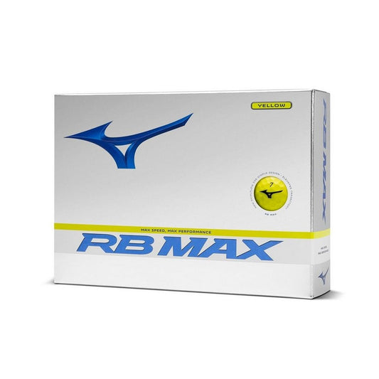 Mizuno RB MAX Golf Balls Yellow 2023 (1-Dozen)