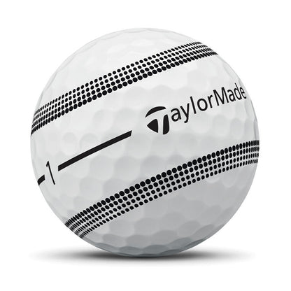 TaylorMade 2024 TP5x Stripe White Golf Balls (1 Dozen)