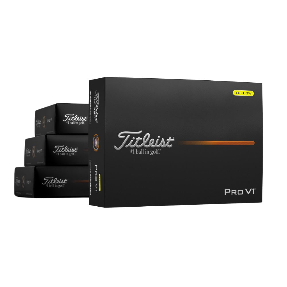 Titleist Pro V1 Golf Balls Yellow - Buy 3 Dozen, Get 1 Dozen Free