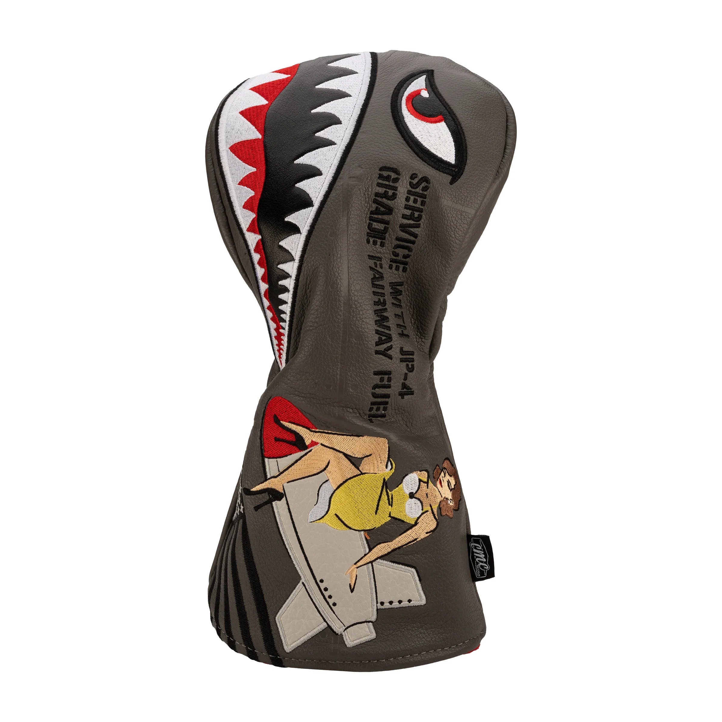 CMC Design Shark Bomber Pin Up Fairway Headcover