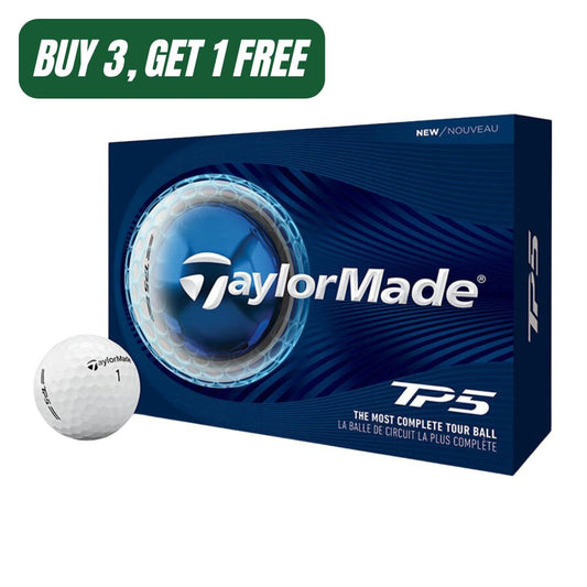 TaylorMade 2026 TP5 White Golf Balls Promo (4-Dozen)