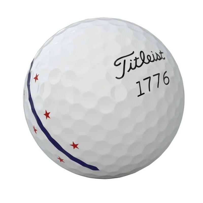 Titleist Pro V1 AIM Performance Red, White, & Blue 1776 Golf Balls 2026 - 6 Ball Pack