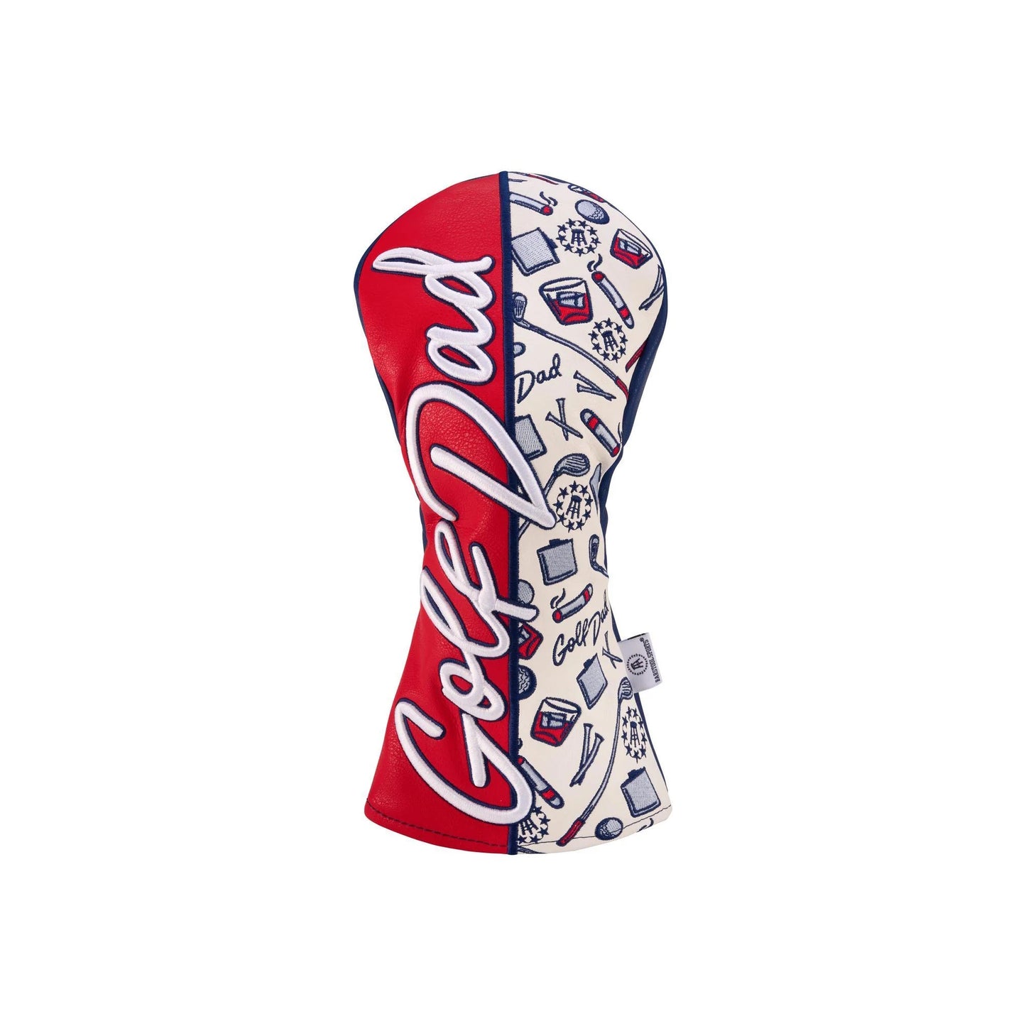 CMC Design Barstool Golf Dad Red Driver Headcover