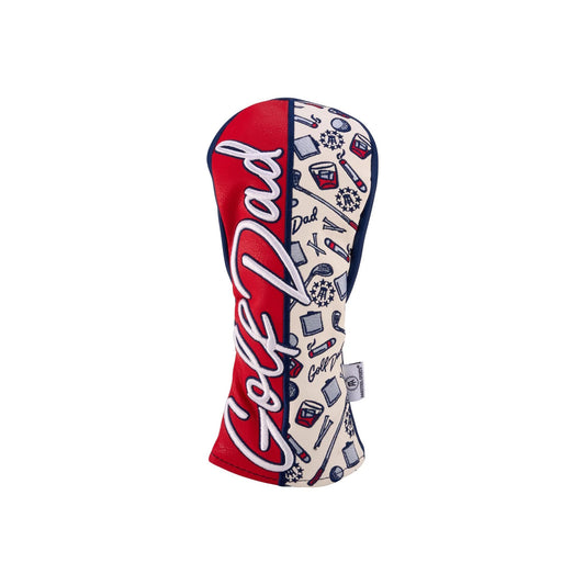 CMC Design Barstool Golf Dad Red Fairway Headcover