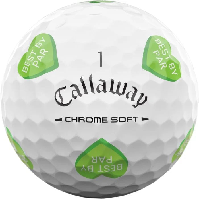 Callaway Chrome Soft Truvis Golf Hearts Golf Balls (1 Dozen) 2026