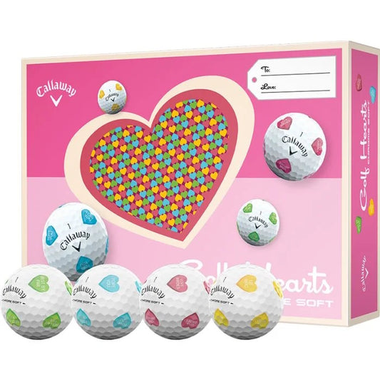 Callaway Chrome Soft Truvis Golf Hearts Golf Balls (2 Dozen) 2026