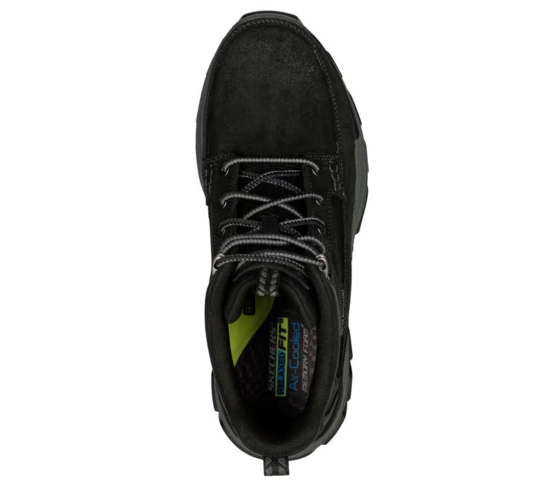 Skechers Men's Relaxed Fit Respected Boswell Hiking Boots - Black
