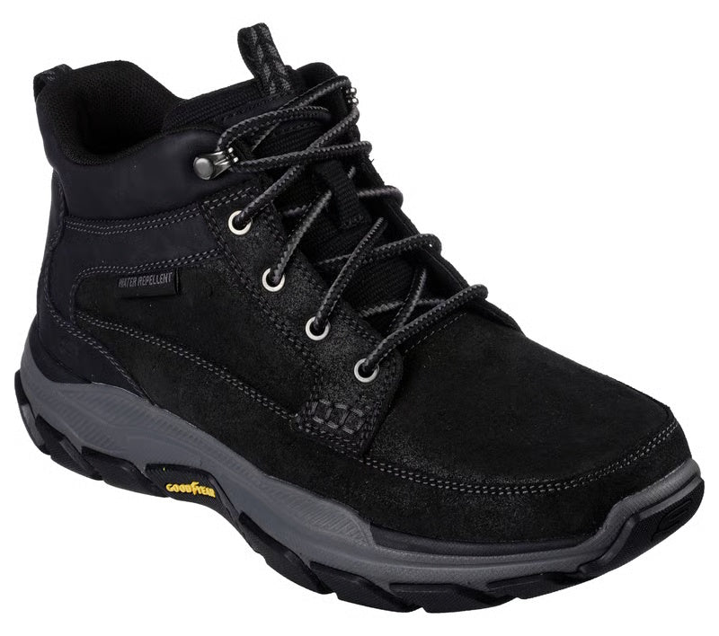 Skechers Men's Relaxed Fit Respected Boswell Hiking Boots - Black