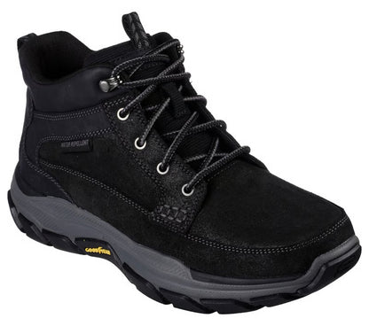 Skechers Men's Relaxed Fit Respected Boswell Hiking Boots - Black